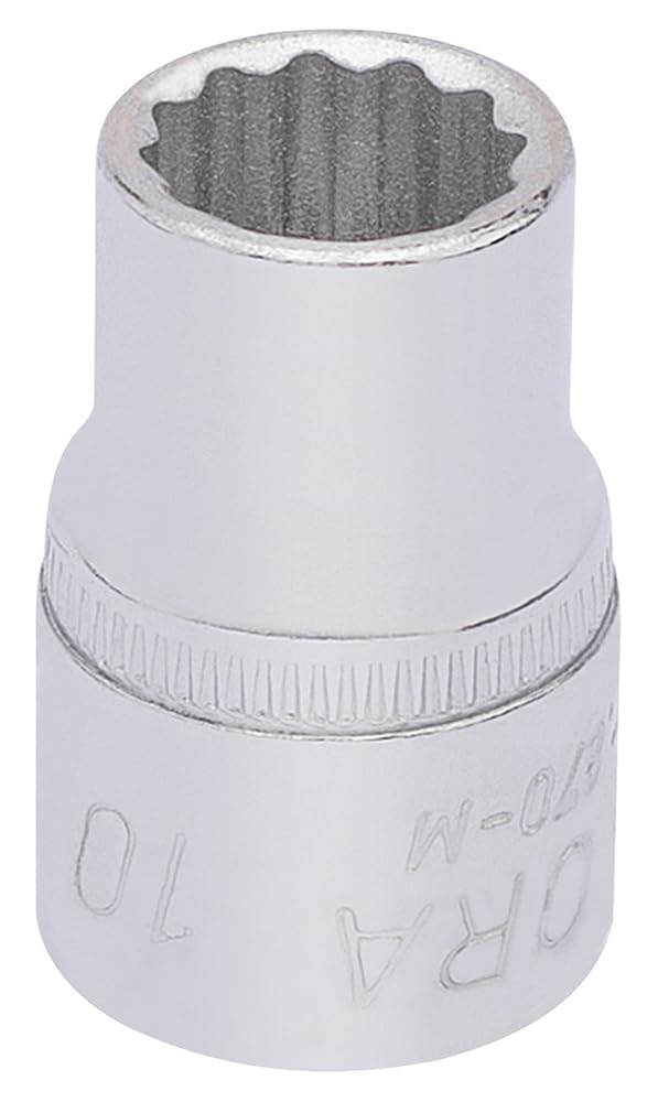 Draper 25862 Elora Bi-Hexagon Socket, 3/8" Square Drive, 10mm