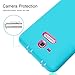 Samsung Galaxy Tab E Lite 7.0 Case, Galaxy Tab 3 Lite 7.0 Case, Hocase Shockproof Silicone Rubber Hard Shell Case w/ Raised Screen Edges for SM-T110/SM-T111/SM-T113/SM-T116 - Sky Blue / Deep Pink