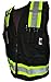 HIGH VISIBILITY BLACK/LIME VEST