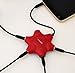 Amazon Basics 5-Way Multi Headphone Audio Splitter Connector, Red