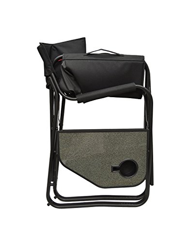 Folding-Directors-Chair-Foldable-Chair-with-Side-Table-and-Cup-Holder-XL-Comfort-Design-Black