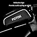 Potok Bicycle Phone Mount Bag, Waterproof Front Frame Bike Bags Sensitive Touch Screen Large Capacity Sun Visor Top Tube Bike Bag Compatible with iPhone Xs Max/ 8Plus, Galaxy Note 9