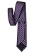 Origin Ties Men's Floral Dots Skinny Silk Tie