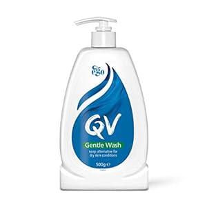 QV Gentle Wash 500g, Soap-Free, Moisturising, Low Irritant, PH Balanced, Body Wash for Eczema and Dry Skin Conditions