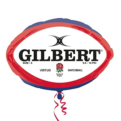 amscan Rugby Ball (Gilbert) Junior Shape Foil Balloons Amazon.co.uk