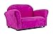 Keet Roundy Microsuede Children's Sofa, Hot Pink