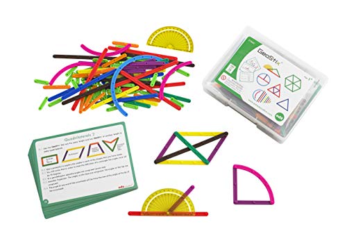 Edxeducation GeoStix Deluxe Set - Learn Geometry With 100 Flexible ...
