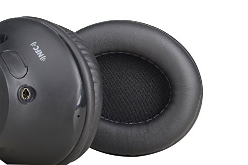 Avantree Black Replacement Earpads for Large Over The Ear Headphones - Suitable for Avantree Audition, Audition Pro, HT5009, HT4189, HT3189, DG59, AS9PA, AS9PA Set