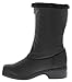 Boston Accent Round Toe Black Snow Boot for Women | Women Synthetic Mid Calf Black Winter Boot