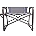 Timber Ridge Directors Chair Supports 600lbs XXL Oversize Folding Camping Heavy Duty Steel Frame Full Padded with Side Table and Armrest