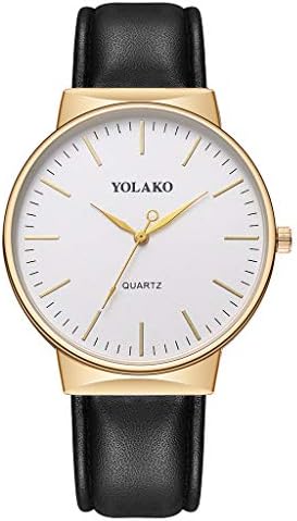 Analog Wrist Watch Men Casual Stainless Steel Full Waterproof Glass Business Watches (D)