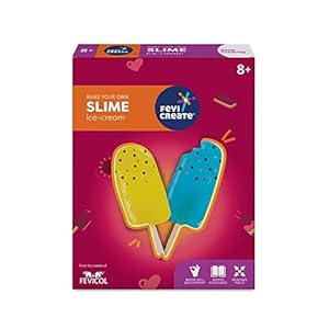 Pidilite Paper Ice Cream Slime Kit , Multicolour, 8 Years and Above (FMR822490300P2P)