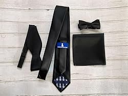 KissTies Mens Apple Red Tie Solid Wedding Necktie