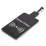 Wireless Charging Receiver,QI Wireless Charger Receiver Module with Micro USB,for All Android mobile (wide side downwards,narrow side upwards)