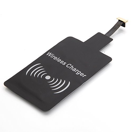 Wireless Charging Receiver,QI Wireless Charger Receiver Module with Micro USB,for All Android mobile (wide side downwards,narrow side upwards)