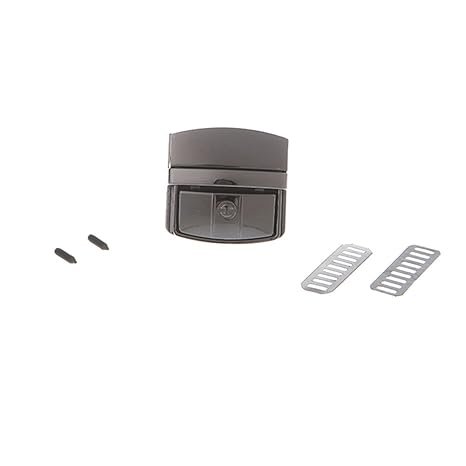 Manyo 1 Satz Taschenverschluss, 4.3x4.2cm, 4 Farbe zu wählen, Ideal für Geldbörsen, Taschen, Buch, Leder, Handtasche, Briefta