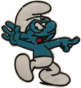 2 pieces Children Iron On Patch Applique Motif Fabric Cartoon Decal 3.1 x 3 inches (8 x 7.5 cm)