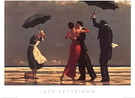 Jack Vettriano - Il maggiordomo cantante Stampa Artistica (80,01 x 59