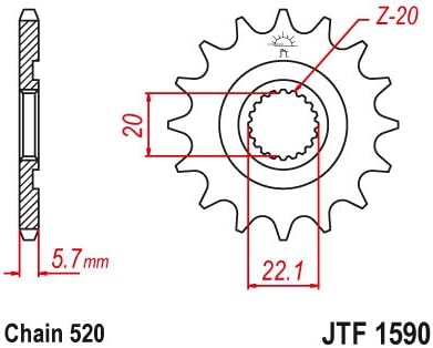 Jt Front Sprocket Jtf1590 13 Teeth Fits Yamaha 4 Stroke Wr250 R X Y Z A B D E F G H J 32d5 B 08 18 Yz250 F T V W X Y 05 09 Yz250 F N P R S 4 Stroke 01 04 Wr250 X X Y A B D E F 32d6 C 08 15 Motorbikes Accessories Parts Drive