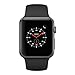 Apple Watch Series 3 42mm Smartwatch (GPS + Cellular, Space Gray Aluminum Case, Black Sport Band) (Renewed)