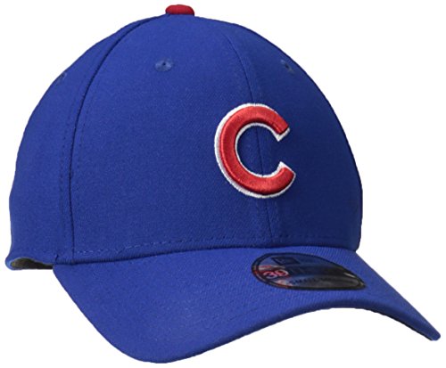 MLB Chicago Cubs Team Classic Game 39Thirty Stretch Fit Cap, Blue, Medium/Large