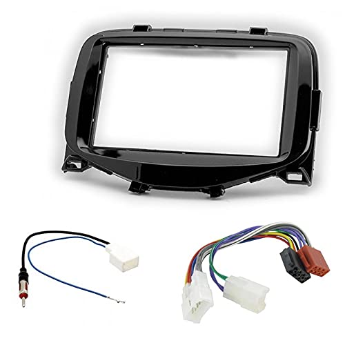 Sound-way - 2 DIN Car stereo facia radio adapter compatible with Citroen C1 / Peugeot 108 / Toyota Aygo - KA11-591.2