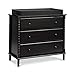 Davinci Jenny Lind Spindle 3-Drawer Dresser in Ebony