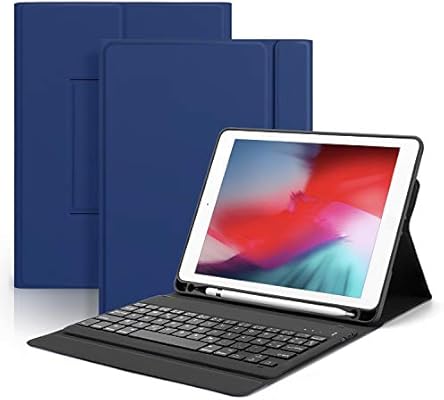 COO Funda con Teclado iPad 9.7 iPad Pro 9.7 iPad 2017 Azul oscuro Cubierta con Teclado Espa/&ntilde;ol Bluetooth para iPad 2018 iPad Air 2//1 con Rotaci/&oacute;n de 360 Grados y Soporte Multi/&aacute;ngulo
