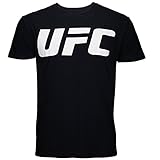 UFC Men's Basic Logo Shirt - Black (Large)