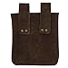 Armory Replicas Medieval Renaissance Leather Brown Suede Pouch
