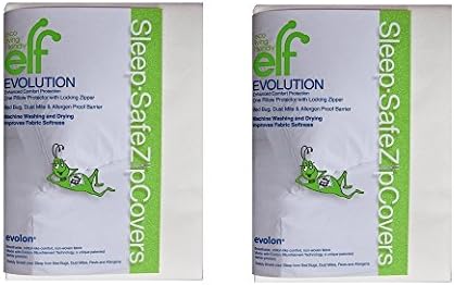 Evolon Allergy Pillow Protector | Queen + King Zippered Encasement | Dust Mite, Bed Bug, and Allergen Proof Cover