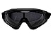 ALLMILL UV Protection Outdoor Sports Ski Glasses Windproof Snowmobile Bicycle Motorcycle Protective Glasses Ski Goggles-CS Army Tactical Goggles (Grey)