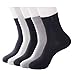 Skola Men's 5-Pack Bamboo Fiber Dress Socks,Comfort Classics Soft Breathable