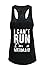 Tough Cookie's Women's I Can't Run, I'm A Mermaid Burnout Tank Top (X-Large, Black)