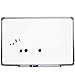 Superior Essentials 48 X 36 Inch Magnetic White Melamine Dry Erase Board with Aluminum Frame and Marker Tray