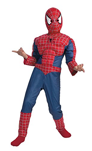 Kids Spiderman Muscle Costume - Medium(7-10)