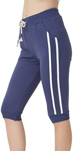 KDi Women's Shorts Jogger Sweatpants Running Trousers Tracksuit Capri Pants