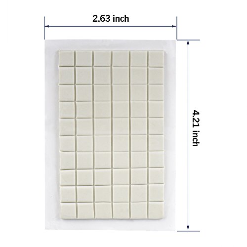 Removable Mounting Poster Putty, Aipaide 2 Pack White Reusable Non-Toxic Sticky Stuff for Hanging Posters, Photos Frames, Greeting Cards, Decorations, Led Strips, Maps - Thumbnail 3