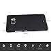 HTC U Ultra Case/Ocean Note Case 5.7” with Screen Protector (Soft), Frosted Shield Matte PC Ultra Thin Slim Light Fit Case, Shockproof Shell Anti-Fingerprint Cover (Frosted Black)