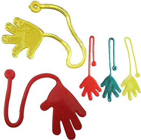 OIKAY Kids Novelties Toys,5Pcs Kids Sticky Hands Palm Party Favor Toys Novelties Prizes Birthday Gift