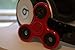Vicus Rexx Fidget Hand Spinner Toy EDC: For A Fun Anxiety Relief, Our Tri Spinner helps with ADHD, Ultra Durable With Special Grip Caps, Non-3d Printed- Smooth Satisfying Spin (Red)