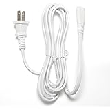 OMNIHIL Replacement (WHITE) 5 Foot Long AC Power Cord for Arris Touchstone DG860A Cable Modem DOCSIS 3.0 compliant, High Speed Data Gateway