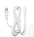 [UL Listed] OMNIHIL 8 Foot Long White AC/DC Power Cord Compatible with/ for / fits: SONOS PLAY 1,3,5.