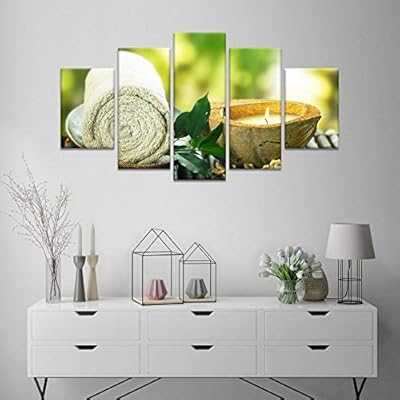 13tdfc Cuadros Decoracion Salon Modernos 5 Piezas Lienzo Grandes