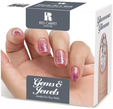 Red Carpet Manicure Gems and Jewels