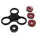 GoSpin Fidget Hand Spinners [Prime 2-Pack] - Best Gift Toy Kids, Adults, Fidgeters Anxiety, Stress Relief, ADHD, Boredom (Black and White)