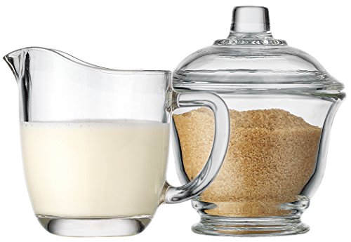 Palais Glassware Clear Sugar and Creamer Set (Clear)