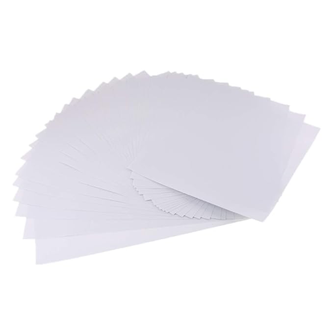 perfk 25 Stk. Kaltlaminierfolien Zum Laminieren ohne Gerät oder zur Verwendung mit Geräten mit Kaltlaminierfunktion