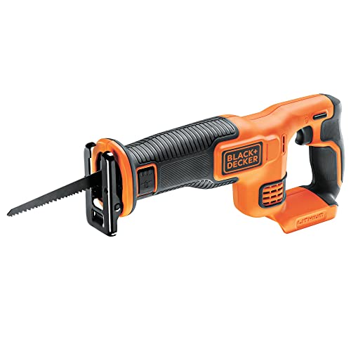 BDCR18N-XJ - Sierra de sable a batería 18V, Recorrido 22mm, Sistema de muelle deslizante, 0 - 3.000 cpm, No incluye cargador ni batería