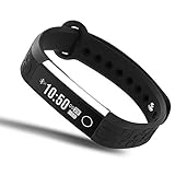 Heart Rate Smart Watch,AOKII Bluetooth 4.0 Waterproof IP67 Wireless Bracelet Activity Pedometer Fitness Tracker Wristband.